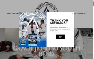 Gracie Jiu-Jitsu South Bend website