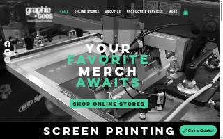 Graphie-Tees website