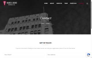 Hebard & Hebard Architects Inc website