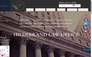 Hildebrand Law Office website