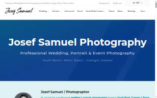 Josef Samuel Photography website