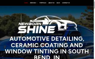Newborn Shine website