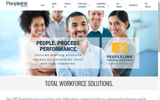 Peoplelink Group website