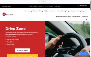 Drive Zone website