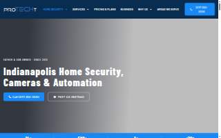 ProTECHt Home Security of Speedway website