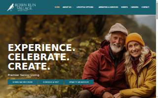 Robin Run Village Senior Living website
