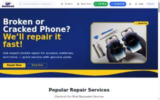 Speedway Jewelry & Phones website