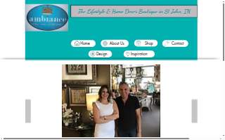 Ambiance Your Home, Your Story website