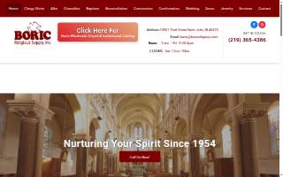 Boric Religious Supply website