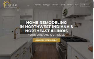 Clear Contractors of St. John website