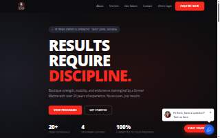 Intense Conditioning website