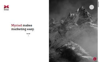 Myriad Creative Services website