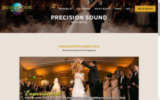 Precision Sound DJ website