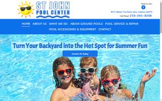St. John Pool Center website