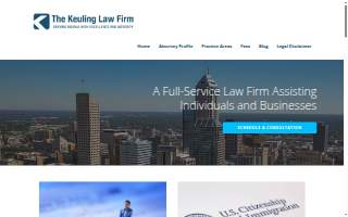 The Keuling Law Firm of St. John website