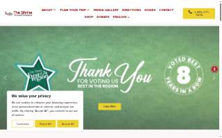 The Shrine of Christ's Passion website