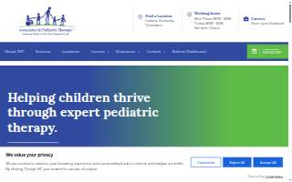 Associates in Pediatric Therapy - Terre Haute website