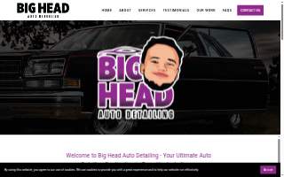 Big Head Auto Detailing website
