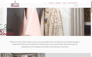 Indiana Custom Closets website