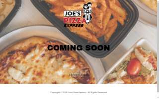 Joe’s Pizza Express website
