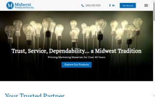 Midwest Printing website