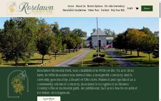 Roselawn Funeral Home & Memorial Park website