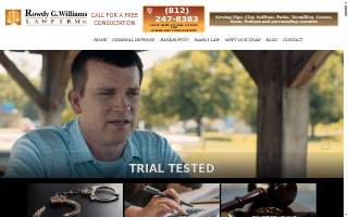Rowdy G. Williams Law Firm P.C. website