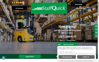StaffQuick of Edwardsville website