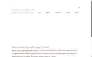 Tender Moments Preschool website