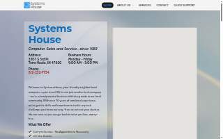 The Systems House website