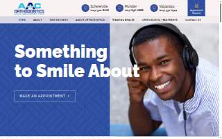 AAC Orthodontics of Valparaiso website