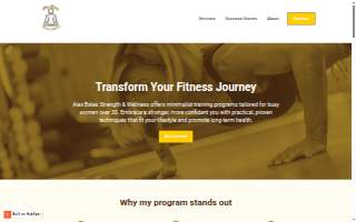 Alex Bales Strength & Wellness website
