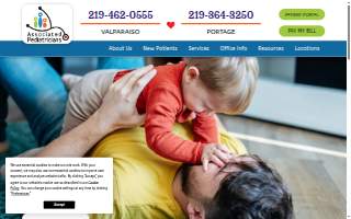 Associated Pediatricians website