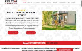 Indiana Pet Fence - Pet Stop website
