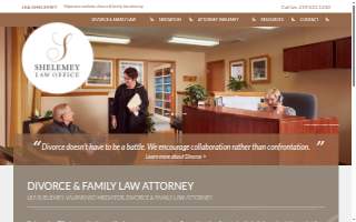 Shelemey Law Office website