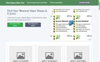 Smoke & Vape Shop website