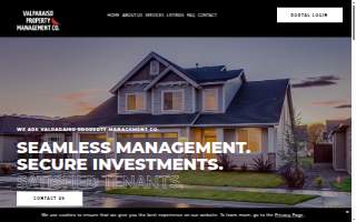 Valparaiso Property Management website