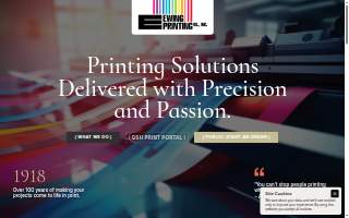 Ewing Printing Co, Inc. website