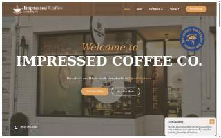I'mpressed Coffee Company website