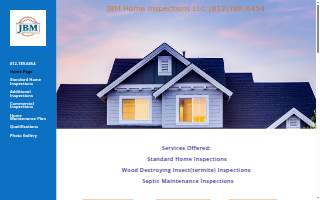 JBM Home Inspections LLC website