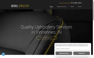 Kidwell Upholstery website