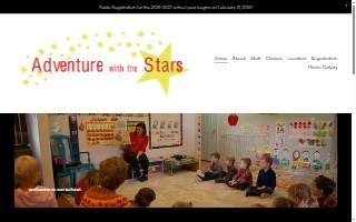 Adventure with the Stars website