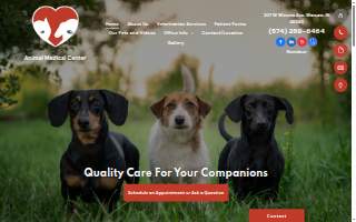 Animal Medical Center website