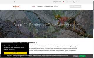 Cosby Tree Service website