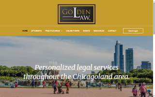 Golden Law PC website