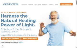 OrthoLazer Warsaw website