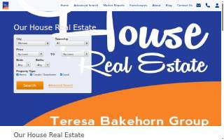 Our House Real Estate website