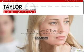 Taylor Law Office website