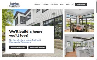 Timber Rock Construction website