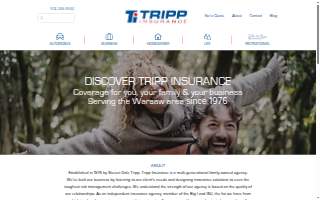 Tripp Insurance website
